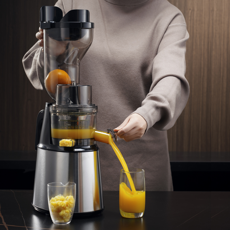 Electric Slow Juicer Cold Press - Gemüse- und Obst-Entsafter Kommerzieller Multifunktionaler Saftpresser