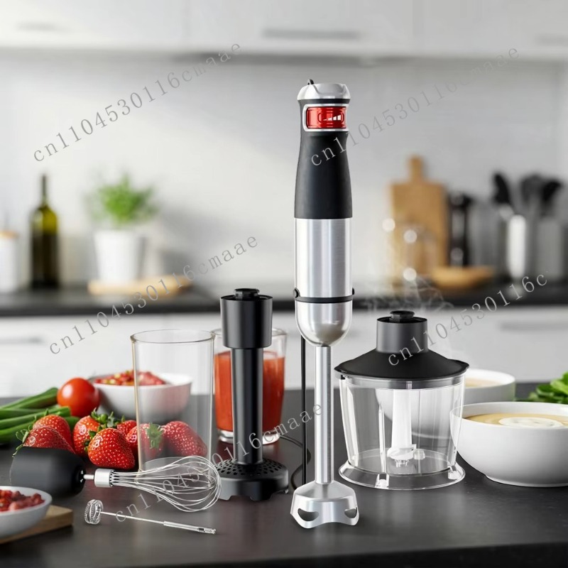 Immersion Hand Blender Set - 6-in-1 1200W Leistungsstarkes Stabmixer-Set, Professioneller Immersionsmixer