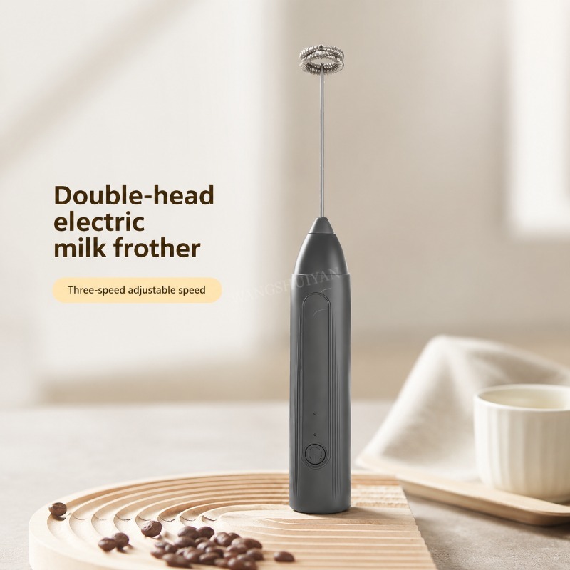 Electric Milk Frother Handheld - MINI Milchaufschäumer USB Aufladbar 3 Geschwindigkeiten