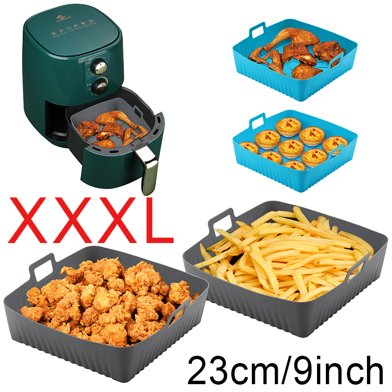 Quadratische große Silikon-Luf – Air Fryer Silicone Pot Liner Bewertung und Preis