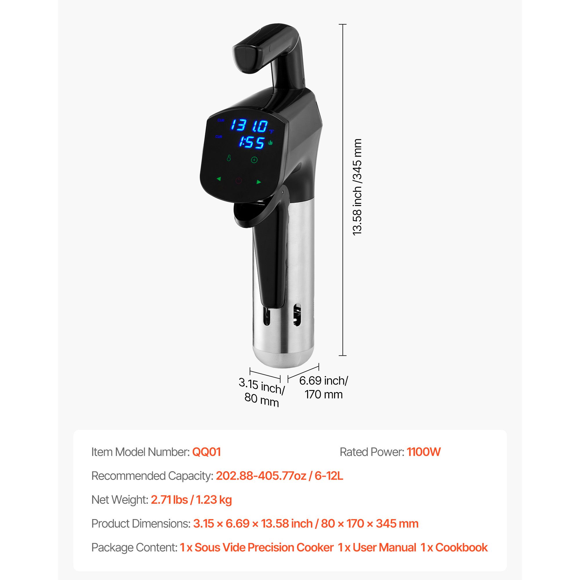 Sous-Vide-Präzisionskocher, 11 – Digital Sous Vide Precision Cooker Bewertung und Preis