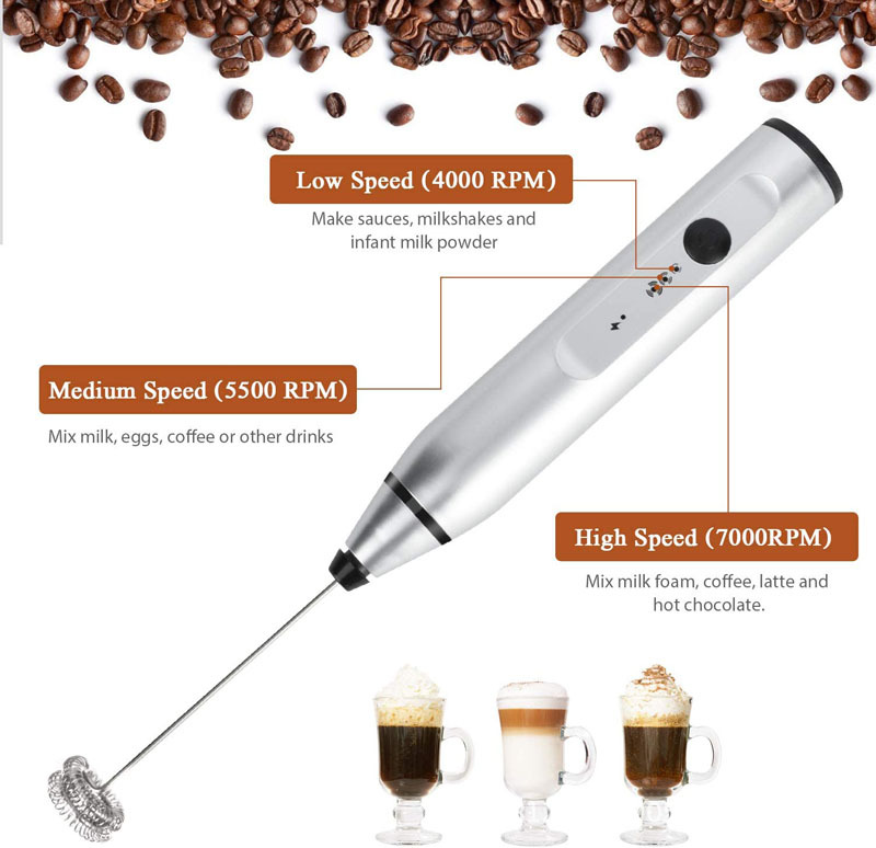 Mini elektrischer Handmilchauf – Portable Blender Usb Rechargeable Bewertung und Preis