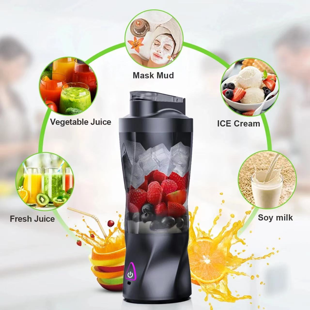 Tragbarer elektrischer Entsaft – Portable Blender Usb Rechargeable Bewertung und Preis