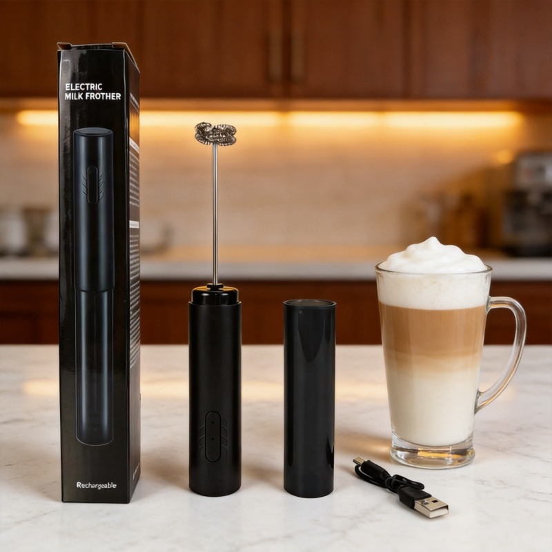 Elektrischer Milchaufschäumer, – Electric Milk Frother Handheld Bewertung und Preis