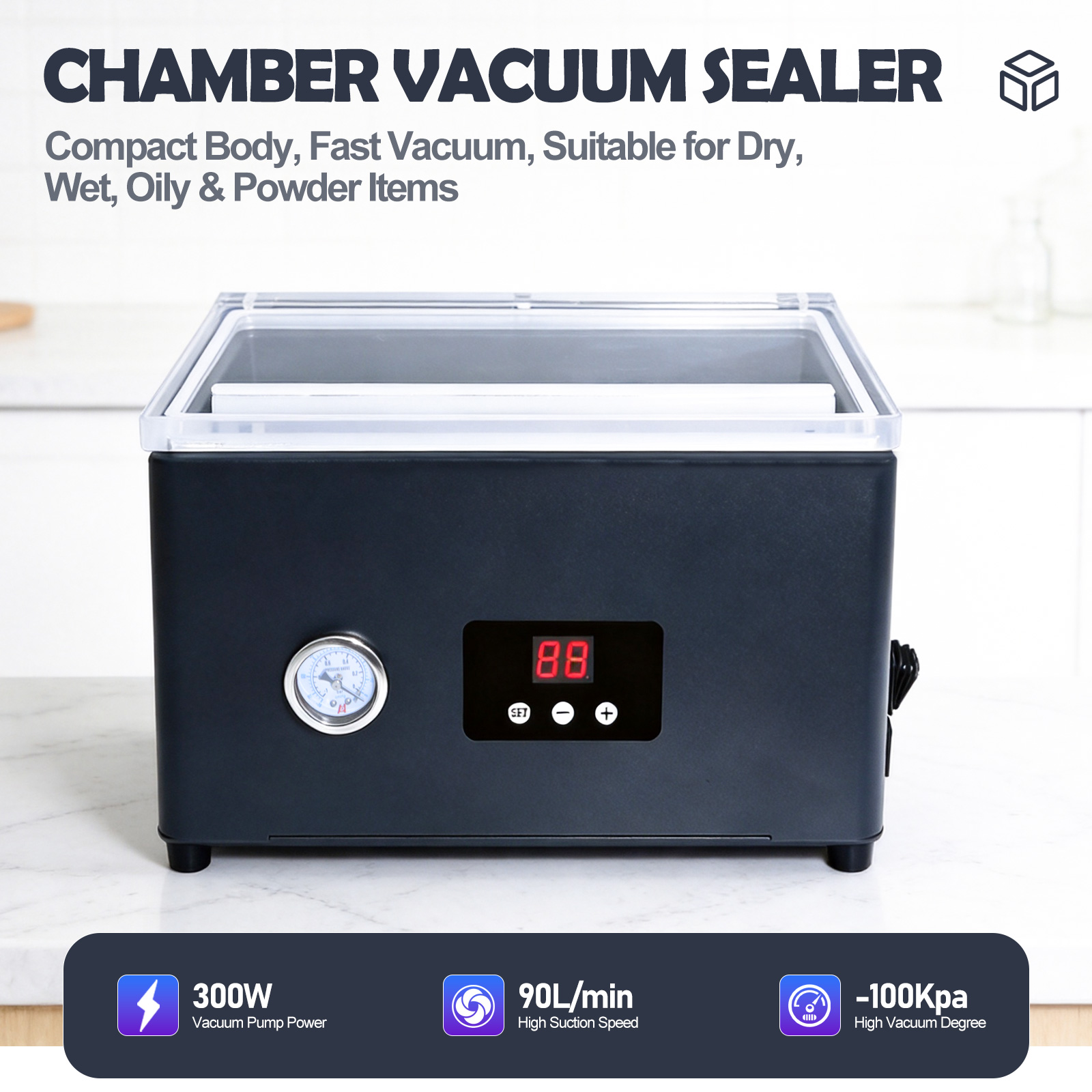 ZM-CVS300 Lebensmittel-Vakuumi – Food Vacuum Sealer Machine Bewertung und Preis