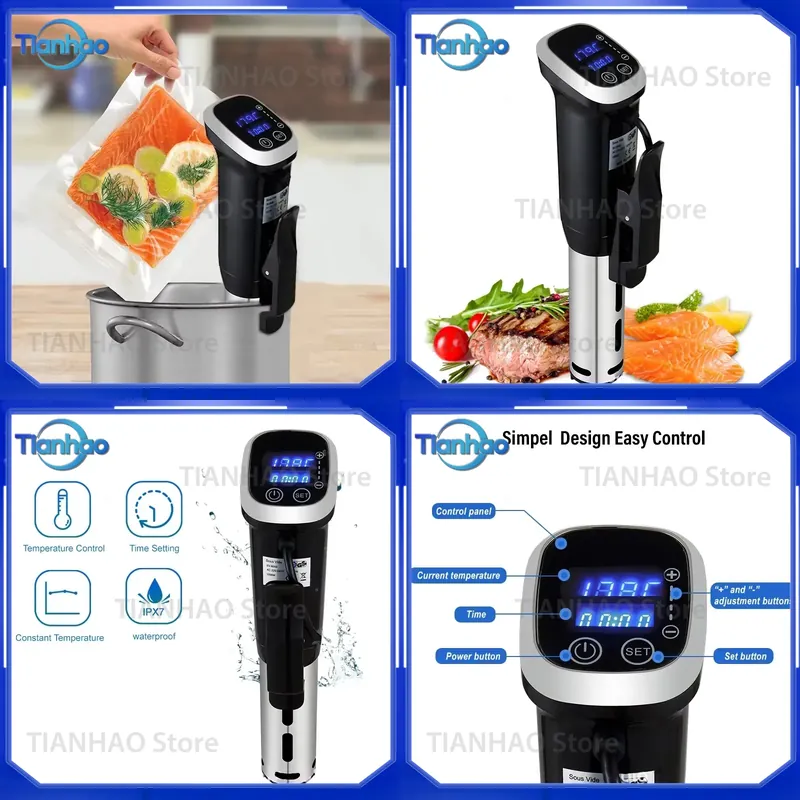 IPX7 Wasserdichter Sous-Vide-P – Digital Sous Vide Precision Cooker Bewertung und Preis