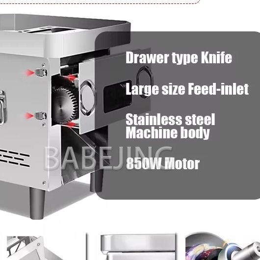 Multifunktionaler Edelstahl-Fl – Automatic Meat Slicer Home Bewertung und Preis